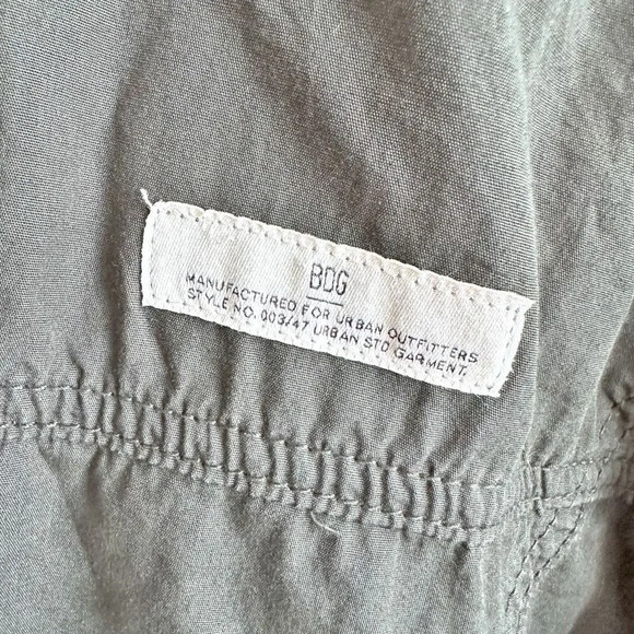 BDG URBAN OUTFITTERS | Dark Green Cropped Utility Jacket Lightweight NWT | Small - Picture 6 of 7